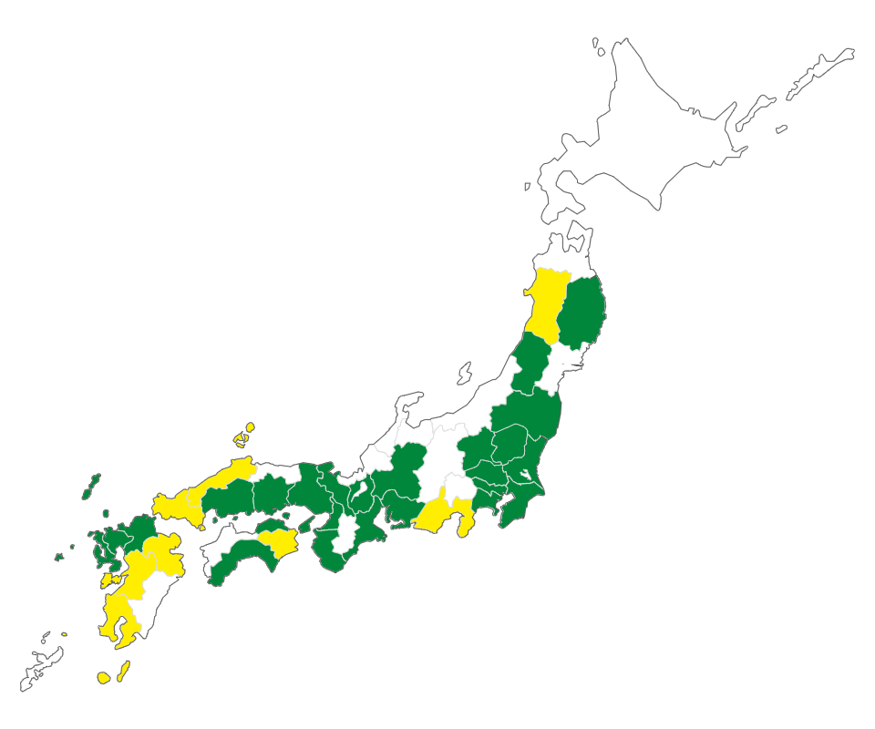 過去におじゃました地域はこちら